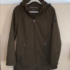 Andrew Marc Water Repellent Zip Jacket